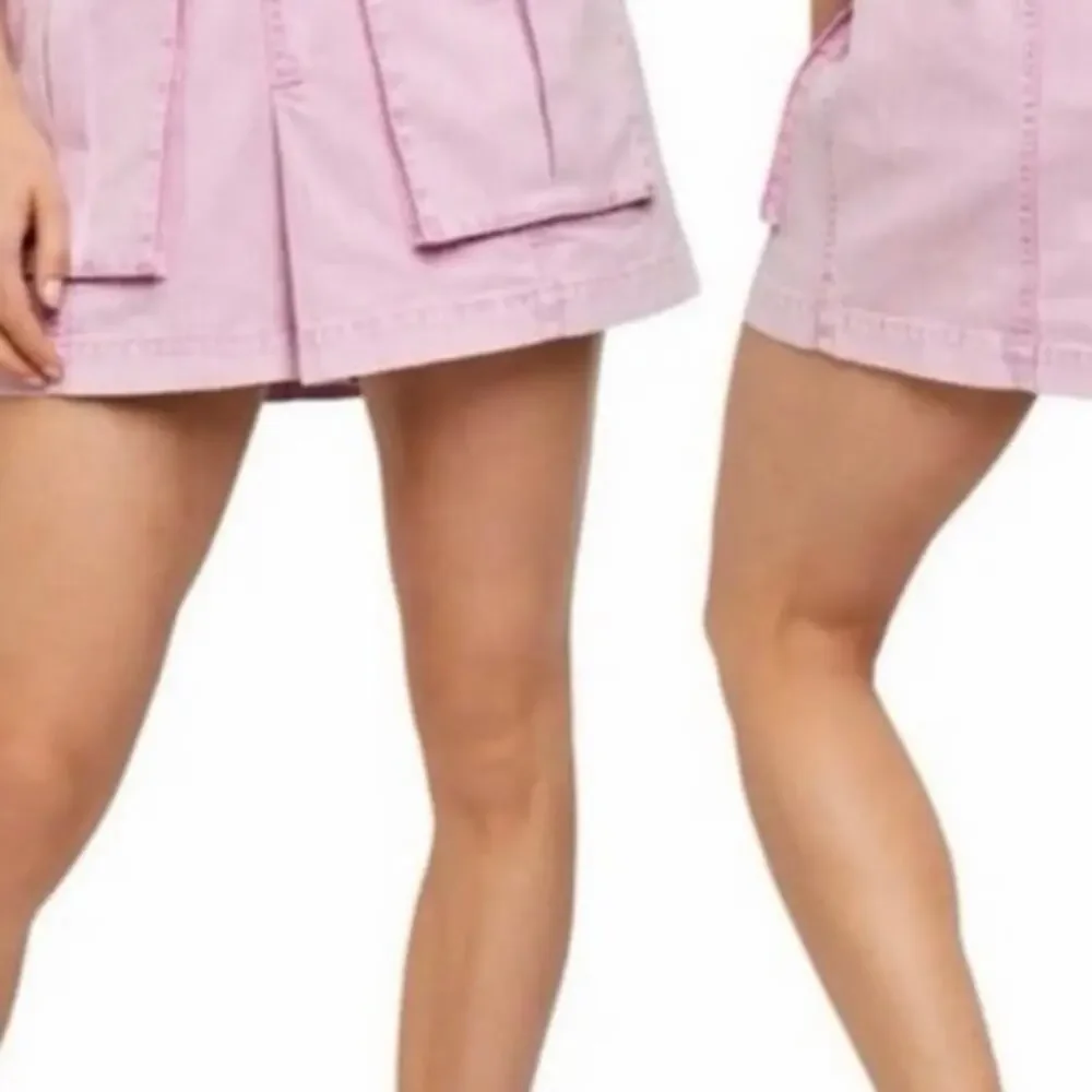 Free People Women's Pink Valley Girl West Coast Mini Denim Skirt Sz 2 Preppy Y2K